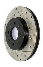 Load image into Gallery viewer, Stoptech 10-15 Chevy Camaro Sport Cryo-Treated Cross Drilled &amp; Slotted Rotor - Front Left