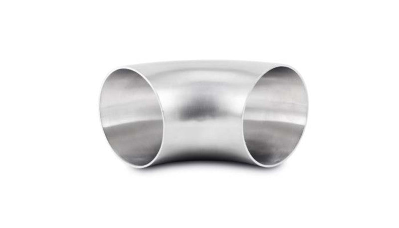 Vibrant 3.5in OD T304 SS 90 Deg Mandrel Bend Elbow (3.5in Centerline Radius)