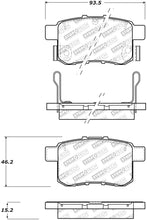 Load image into Gallery viewer, StopTech 11-17 Honda Accord Street Select Rear Brake Pads