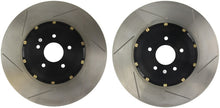 Load image into Gallery viewer, StopTech 03-15 Subaru STi 326mm x 30mm AeroRotor Slotted Zinc Front Rotor Pair