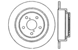 StopTech 05-06 Saab 9-2X AWD / 02-05 Impreza WRX / 02 WRX STi Slotted & Drilled Left Rear Rotor