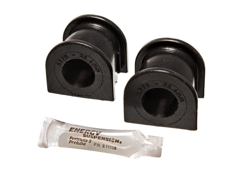 Energy Suspension 04-05 Acura TSX Black 25.4mm/1in Front Sway Bar Bushing Set