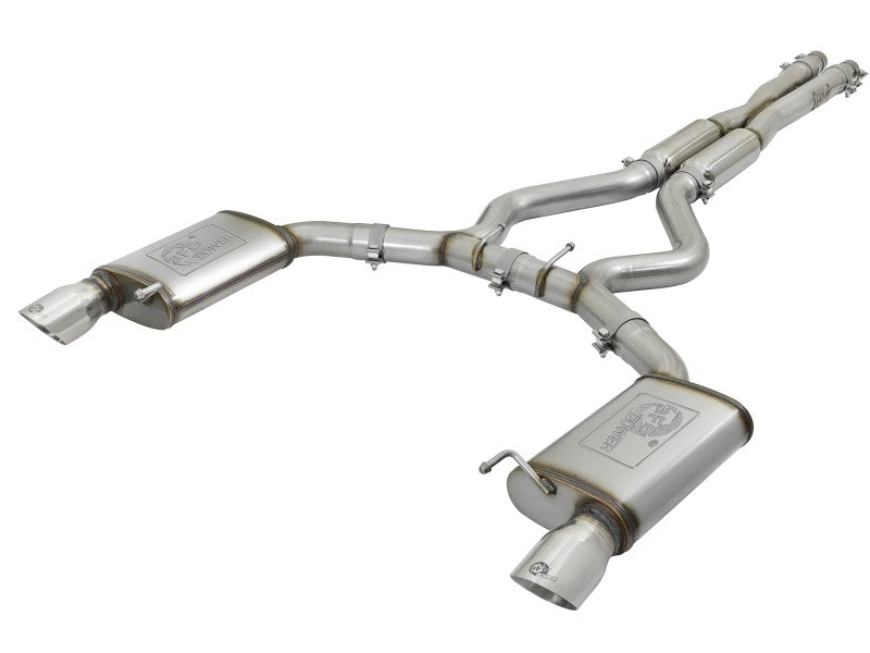 aFe 20-22 Audi RS6 Avant V8 4L(tt) MACH Force-Xp 3in to 2.5in 304 SS Cat-Back Exhaust w/Polished Tip