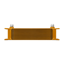 Load image into Gallery viewer, Mishimoto Universal 10 Row Oil Cooler - Gold