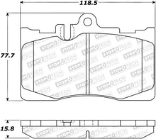 Load image into Gallery viewer, StopTech Street Brake Pads