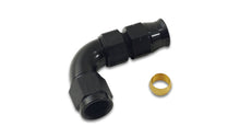 Load image into Gallery viewer, Vibrant 1/2In Tube to -8AN Female 90 Degree Union Adapter Fitting w/ Olive Inserts