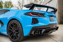 Load image into Gallery viewer, Corsa 20-23 Chevrolet Corvette C8 RWD 3in Valved Cat-Back w/4.5in Carbon Fiber Black PVD Tips
