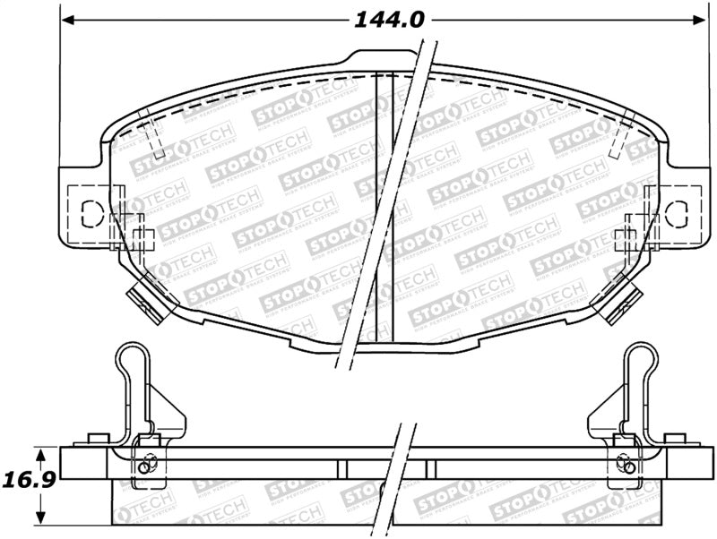 StopTech Street Brake Pads - Front