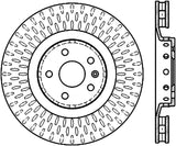 StopTech 09-15 Cadillac CTS-V Cryo Slotted Front Left Sport Brake Rotor