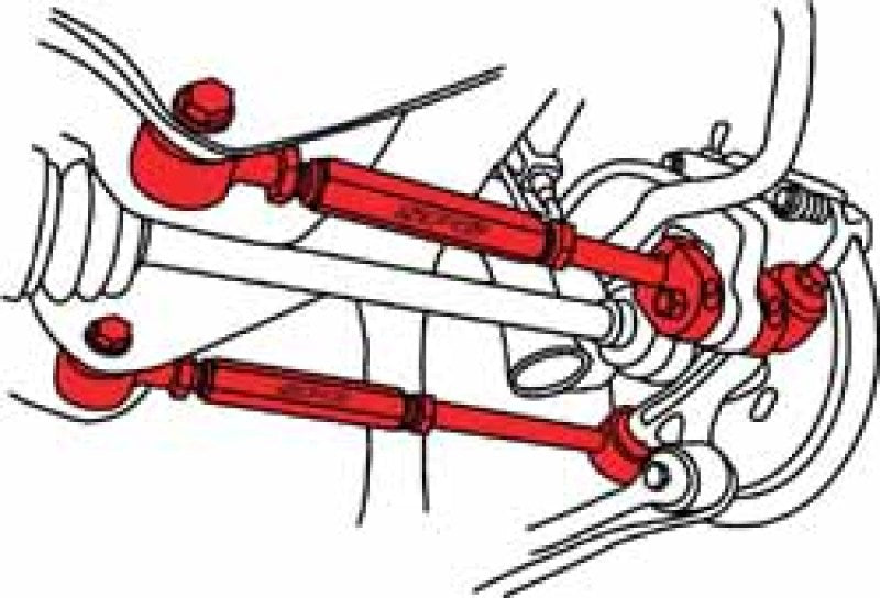 SPC Performance 93-07 Subaru Impreza (All) Rear EZ Arm XR Adjustable Control Arms