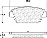 StopTech 87-92 Mitsubishi Galant Street Select Rear Brake Pads