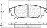 StopTech 13-19 Lexus GS350 Street Select Rear Brake Pads