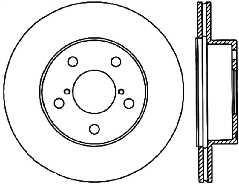 StopTech Drilled Sport Brake Rotor