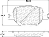 StopTech Street Select Brake Pads - Front/Rear