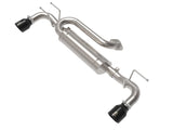 aFe 19-22 Mazda 3 L4 2.5L Takeda 3in to 2-1/2in 304 Stainless Steel Axle-Back Exhaust w/ Black Tip