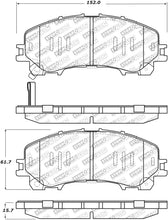 Load image into Gallery viewer, StopTech Street Select 14-17 Infiniti Q50 Front Brake Pads