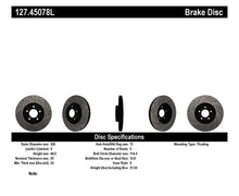 Load image into Gallery viewer, StopTech 07-09 Mazda 3 Left Front Slotted &amp; Drilled Rotors