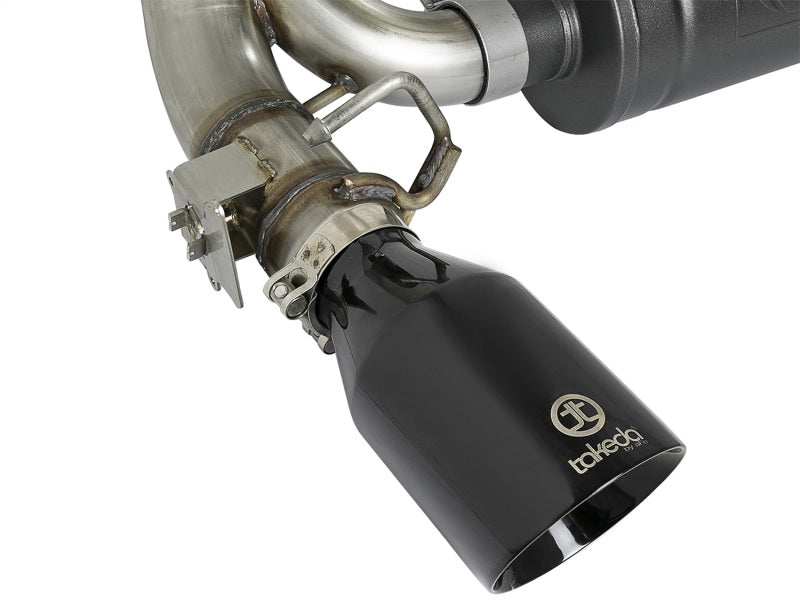 aFe Takeda 3in 304 SS Axle-Back Exhaust System w/ Black Tip 16-18 Ford Focus RS 2.3L (t)