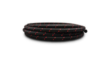 Load image into Gallery viewer, Vibrant -10 AN Two-Tone Black/Red Nylon Braided Flex Hose (20 foot roll)