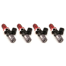 Load image into Gallery viewer, Injector Dynamics ID1050X Injectors WRX-16B Bottom Adaptors 11mm (Red) Adaptors (Set of 4)