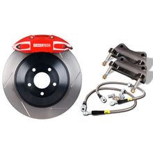 Load image into Gallery viewer, StopTech 2015 Ford Mustang GT Front Big Brake Kit Red ST-60 Calipers 380x34mm Slotted 1pc Rotors