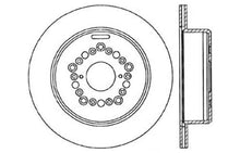 Load image into Gallery viewer, StopTech Power Slot 93-97 Lexus GS Series/95-00 LS400/92-00 SC400 Rear Left Drilled &amp; Slotted Rotor