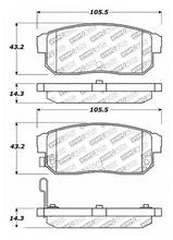 Load image into Gallery viewer, StopTech 04-11 Mazda RX-8 Street Select Rear Brake Pads