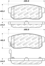 Load image into Gallery viewer, StopTech Street Touring 04-07 RX-8 Rear Pads