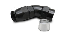 Load image into Gallery viewer, Vibrant 1 Piece PFTE Hose End -16 AN 45 Degree