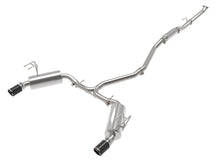 Load image into Gallery viewer, aFe Takeda 2.5in 304 SS Cat-Back Exhaust System w/CF Tips 2022+ Honda Civic L4-1.5L (t)