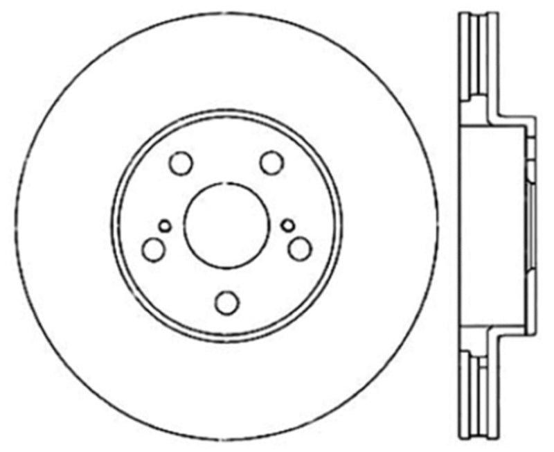 Stoptech 01-05 Toyota Celica GT & GT-S/05-09 Scion tC Front CRYO-STOP Rotor