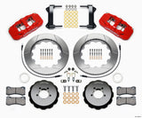 Wilwood AERO6 Front Hat Kit 14.00 Red 1999-2012 Subaru WRX w/Lines