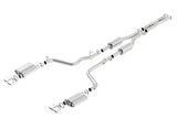 Borla 09-14 Dodge Challenger R/T 5.7L RWD 2Dr. Dual Rctgl. Angle S-Type CB Exhaust - Rear Split Exit