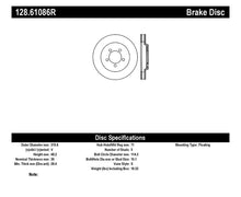 Load image into Gallery viewer, StopTech Power Slot 05-10 Mustang GT V8-4.6L Front Right Drilled Rotor