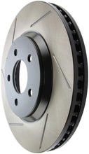 Load image into Gallery viewer, StopTech Power Slot 05-10 Mustang GT V8-4.6L Front Right Slotted Rotor