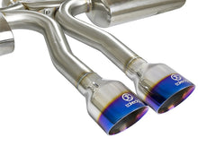 Load image into Gallery viewer, aFe Takeda 3in 304 SS Cat-Back Exhaust System w/ Blue Tips 2017+ Honda Civic Si 4Dr I4 1.5L (t)