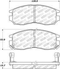 Load image into Gallery viewer, StopTech Street Touring 4/89-99 Mitsubishi Eclipse GST Front Brake Pads