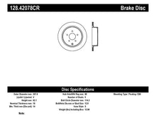 Load image into Gallery viewer, StopTech 03-12 Infiniti FX35 Drilled Sport Right Rear Cryo Rotor