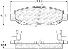 Load image into Gallery viewer, StopTech 92-00 Lexus GS300 Street Select Rear Brake Pads