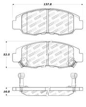 Load image into Gallery viewer, StopTech Street Touring 98-02 Honda Accord Coupe/Sedan Front Brake Pads