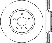 Load image into Gallery viewer, StopTech Power Slot 09 Nissan 370z / 08-09 Infiniti G37 Slotted Front Left CRYO Rotor