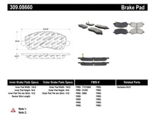 Load image into Gallery viewer, StopTech Performance 07-10 Jeep Compass/Patriot / 01-09 Mitsubishi Eclipse Front Brake Pads