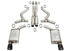 Load image into Gallery viewer, aFe 20-22 Audi RS6 Avant V8 4L (tt) MACH Force-Xp 3in to 2.5in 304 SS Cat-Back Exhaust w/ Black Tip