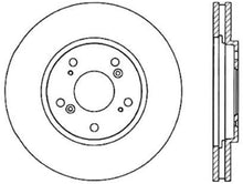 Load image into Gallery viewer, StopTech 91-96 Acura NSX Cryo Slotted Rear Righ Sport Brake Rotor