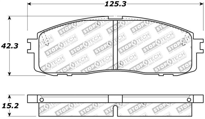 StopTech Performance 87-92 MK3 Supra Rear Brake Pads