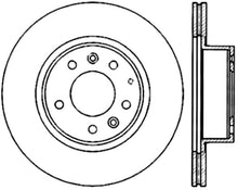Load image into Gallery viewer, StopTech Sport Slotted (CRYO) 93-95 Mazda RX-7 Front Right Slotted Rotor