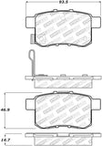 StopTech Street Select Brake Pads - Rear