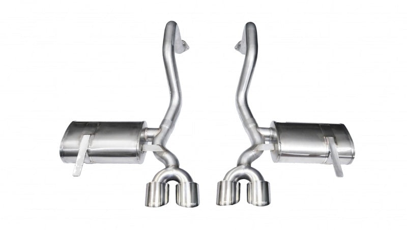 Corsa 1997-2004 Chevrolet Corvette C5 Z06 5.7L V8 Polished Xtreme Axle-Back Exhaust