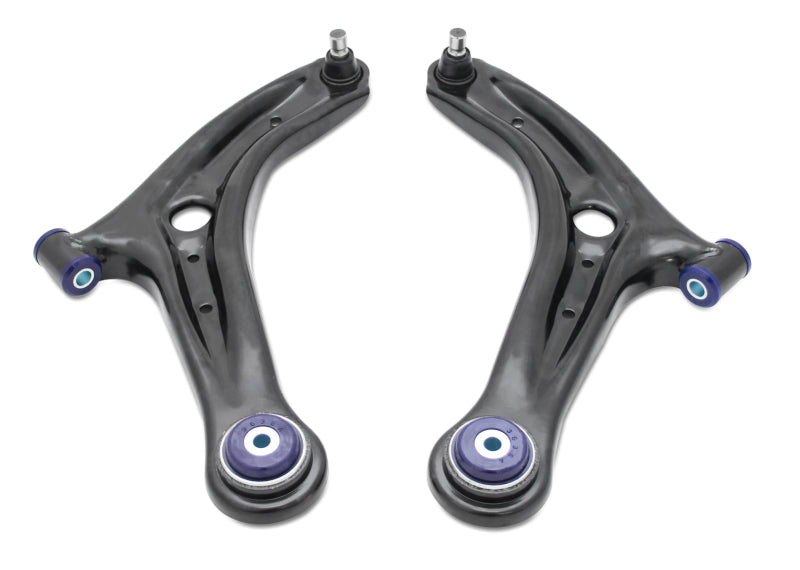 SuperPro 14-19 Ford Fiesta ST Front Lower Control Arm Set w/ Preinstalled SuperPro Bushings