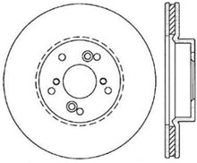 Load image into Gallery viewer, StopTech 99-08 Acura TL Sport Slotted/Drilled Front Right Cyro Rotor